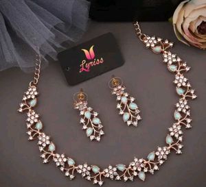 Necklace With Matching Earrings Set