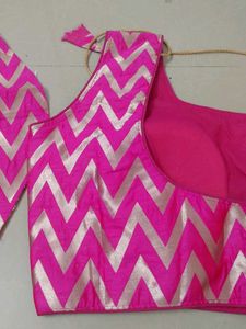 zig zag pattern readymade blouse