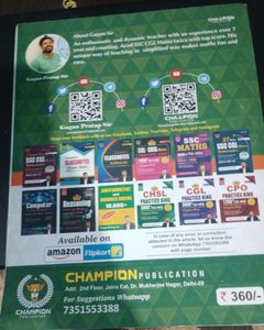 Maths concepts King By Gagan Pratap Singh