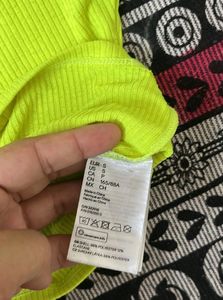 Fluorescent H&amp;m Green Top