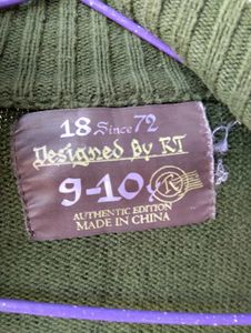 Striped &amp; Argyle Knit Cardigan