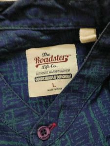 Semi Collar Shirt Blue