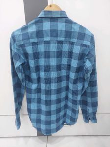 Blue Checkered Casual Shirt