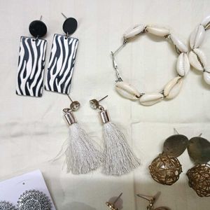 Stylish Earrings &amp; Oxidised Jhumka