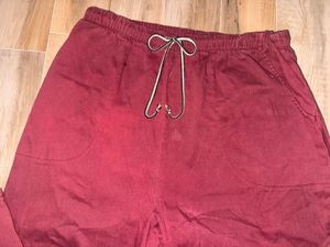 Maroon Trousers