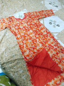 Floral Print Kurta