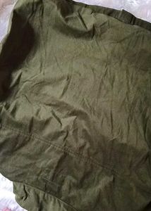 t shirt with olive jacket