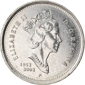 Canadian 10 Cent Coin - 2002