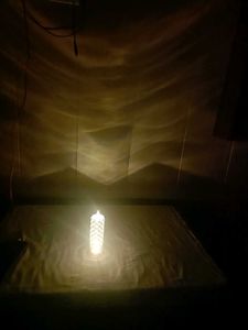 Crystal LED Flameless Rose  Candle Set