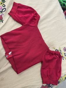 Off Shoulder Crop Top