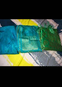 New Pure Silk Suit With Heavy Dupatta
