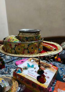 karwachauth samagri with aarti book