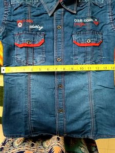 Denim Shirt For Boys Aged 6 To 9 Years