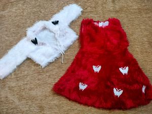 Cute Red Dress with Jacket