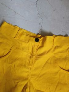 New Shorts Yellow