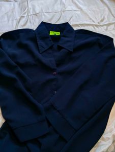 Navy Blue Casual Shirt