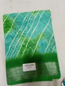 New Brand Soft Linen Sarees For Function