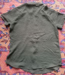 Honey By Pantaloons Olive Green Top