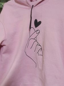 Good Quality Pink Women Hoodie For Winter