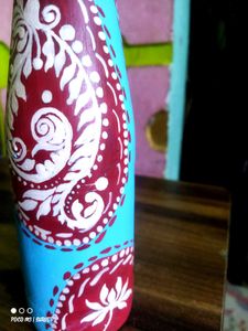 Hand-Painted Decorative Bottles