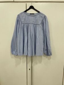 💙☁️ M&amp;S Azure Breeze Top: Pure Cotton Comfort!