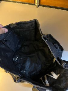 Denim &#39;M&#39; Initial Tote Bag
