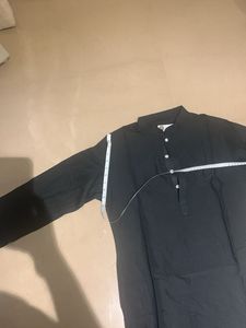 Black Long Sleeve Kurta