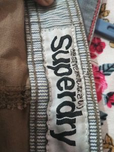 Superdry Cargo Tan Jeans