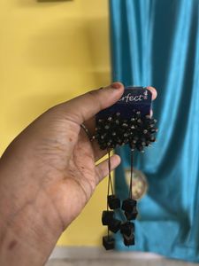 Black Long Earrings
