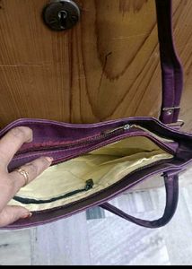 Stylish Purple Tote Bag