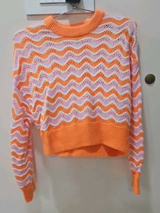 Retro Wave Knit Sweater