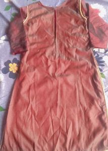 Elegant Brown &amp; Beige Salwar Kameez