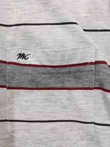 Monte Carlo XL T-shirt ,Horizontal Line Men Tshirt