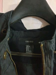 Forever21 Long Double Close Up Jacket L