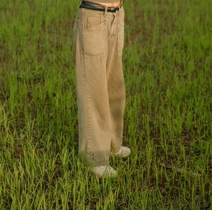 Wide Leg Khaki Pants