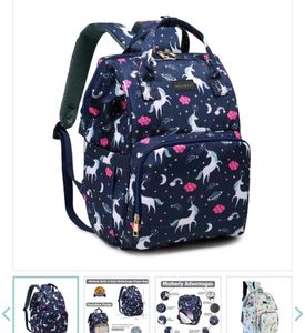 Motherly Unicorn Diaper  Backpack