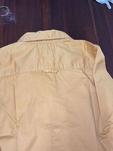Kids Mustard Button-Down Shirt