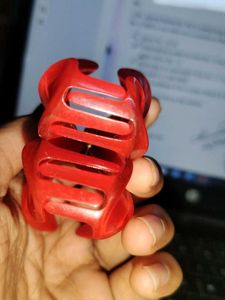 Red Flower Hair Clip