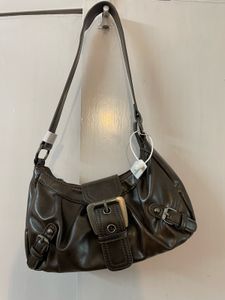 savana dark brown y2k shoulder bag