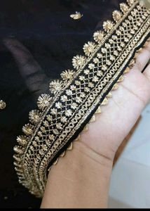 Designer Black Zari Work Anarkali Dress Fixed Pric