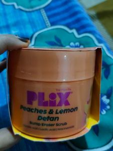 PLIX Peaches &amp; Lemon Detan Bump Eraser Scrub