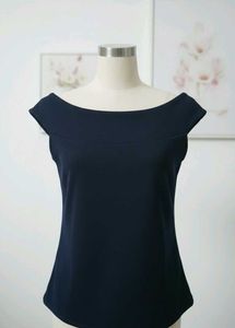 Elegant Navy Blue Top