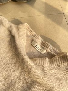 Beige Knit Pullover