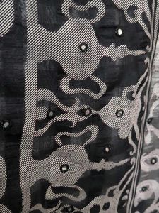 Elegant Black &amp; Grey Dupatta