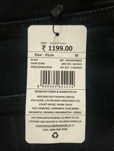 Shein Slim Fit Full Length Stars Placement Print D