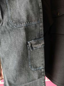 Women&#39;s Baggy Denim Cargo