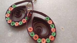 Quilled Funky Earrings