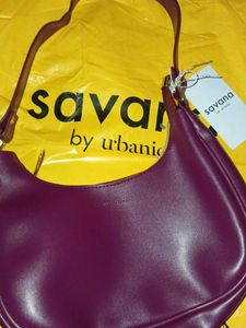 Savana Purple Hobo Bag