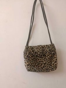 Leopard Print Handbag