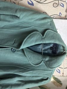 Vintage Teal Wool Coat